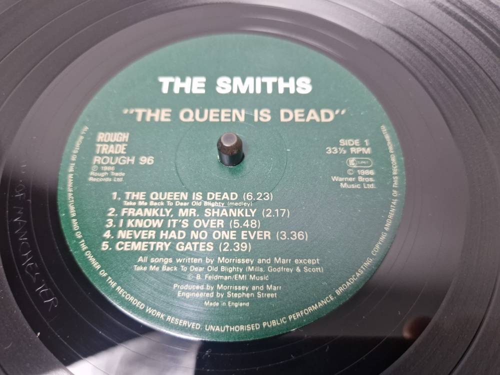 The Smiths the Queen is Dead - 1st Pressing Vinyl LP - Gatefold