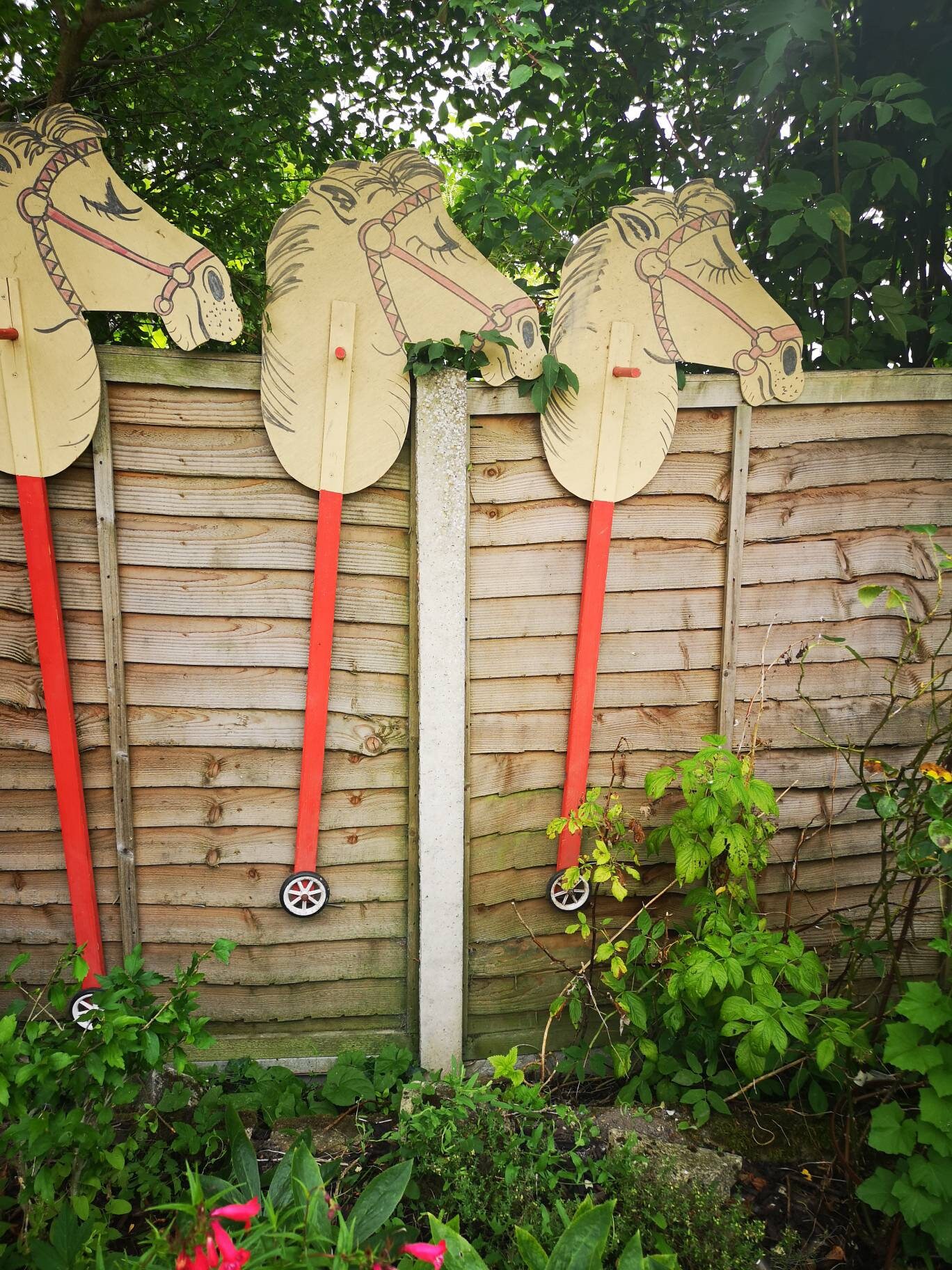 6 amazing c1970's wooden hobby horses 175cms and wooden Etsy