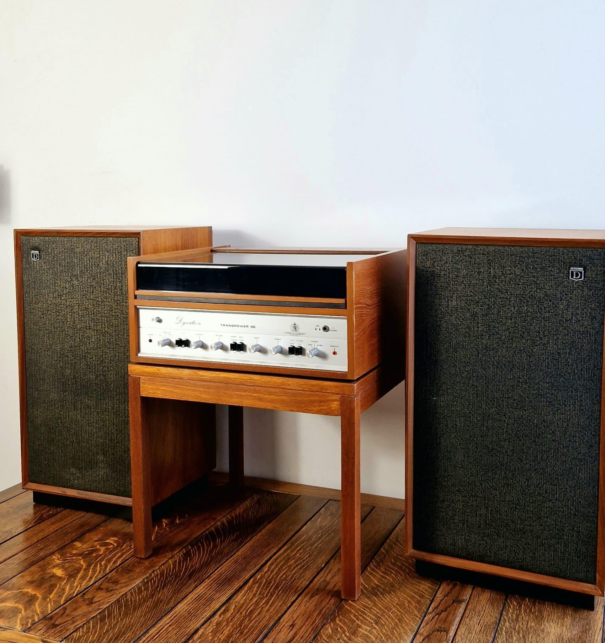 Timewarp Dynatron HFC-90 Vintage Lenco GL75 Record Player Hifi