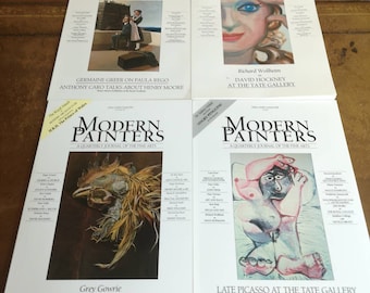 Pintores modernos - revista de arte trimestral - Stock muerto nuevo vintage sin usar de los años 80 / 90 (elija entre 18 números diferentes)