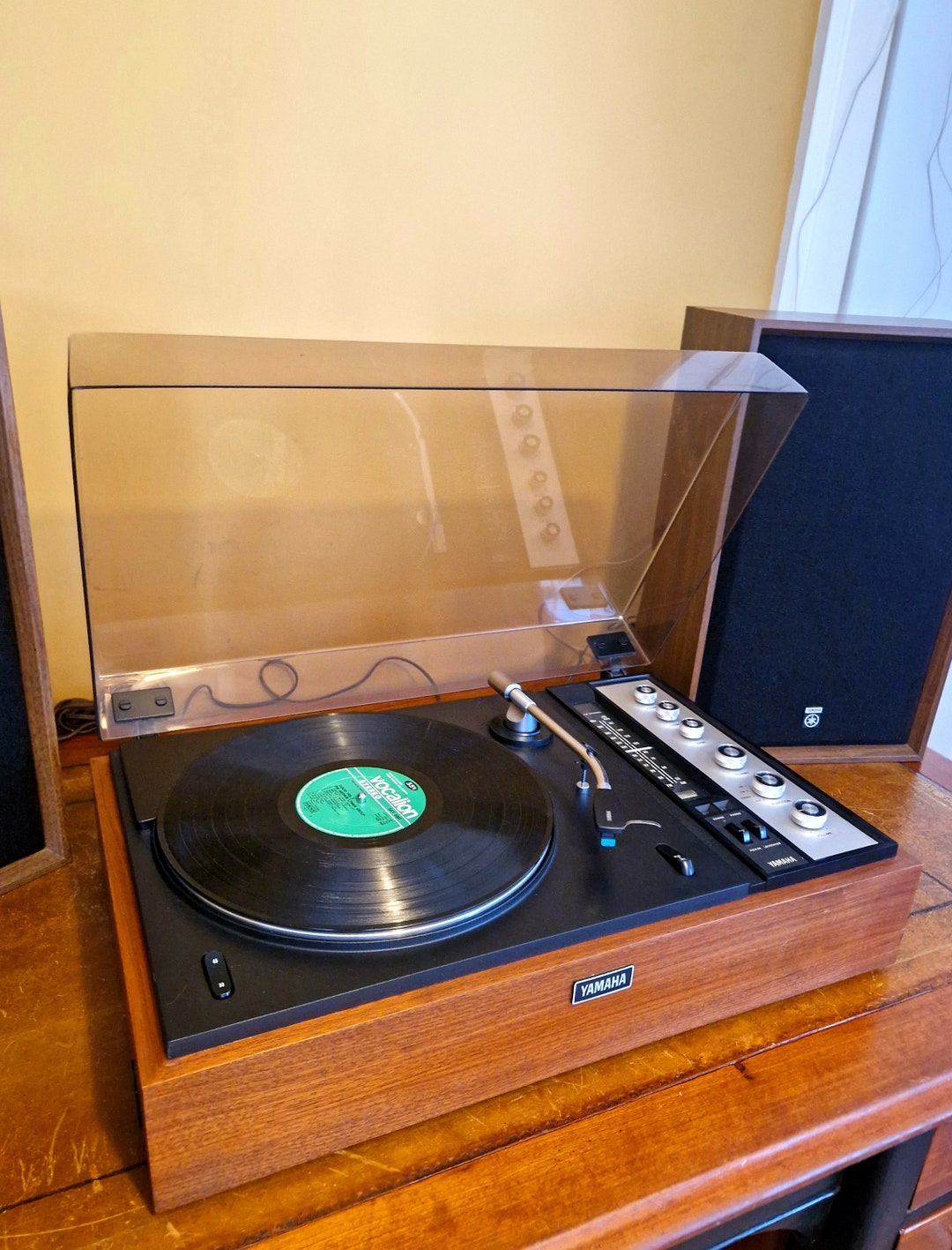 1973 Yamaha Record Player Music System With Original Teak Etsy