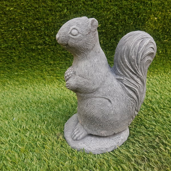 Dipped Latex Mould to make Squirrel  garden ornament suitable for Concrete or Plaster of Paris