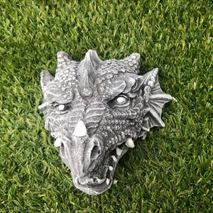 Dipped Latex Mould to make Dragon Head ornament suitable for Concrete or Plaster of Paris