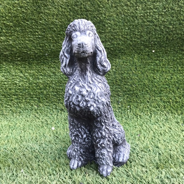 Dipped Latex Mould to make Poodle ornament suitable for Concrete or Plaster of Paris