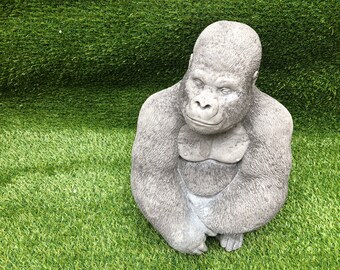 Dipped Latex Mould to make Gorilla (Large) ornament suitable for Concrete or Plaster of Paris