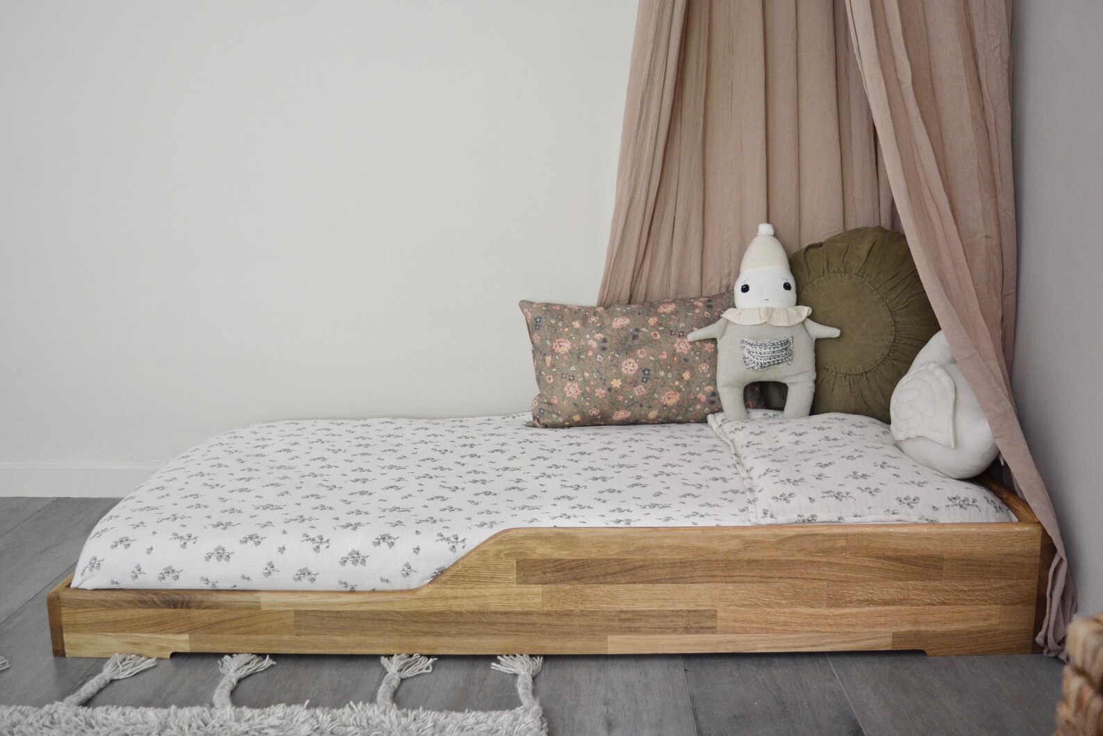 Montessori Bed Toddler Bed Montessori Floor Bed - Etsy