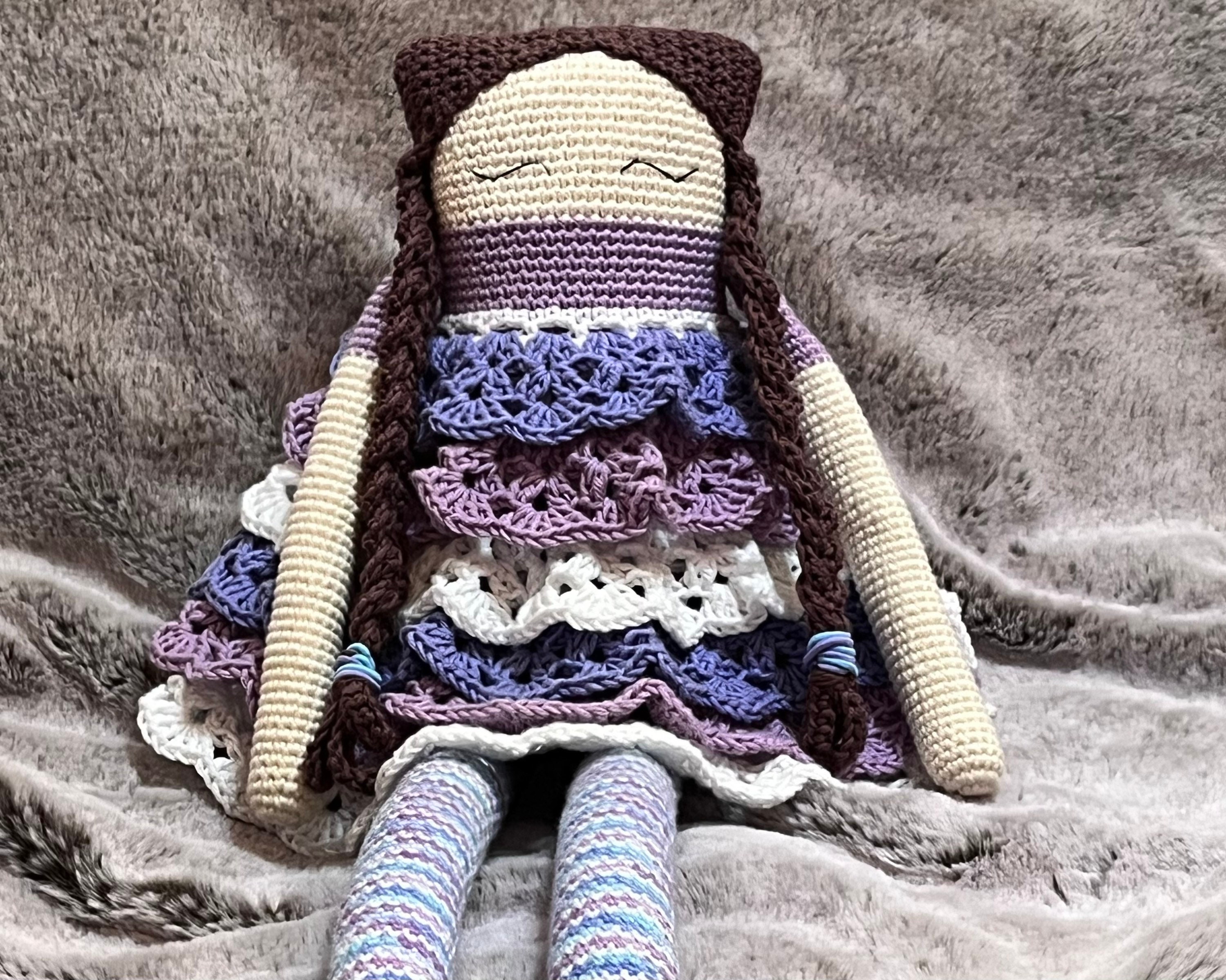 6 Rag Doll Crochet Patterns to Make Adorable Handmade Gifts and Keepsakes 3 Ella Rag Doll Crochet