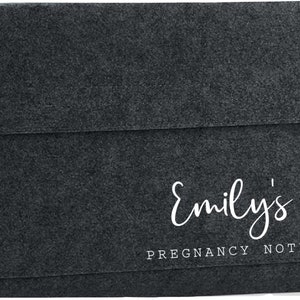 Personalised Maternity Notes Folder / Personalised Pregnancy Notes Folder / Pregnancy File / Baby Shower Gift / Baby Journey Folder / Baby Mums Char. Preg