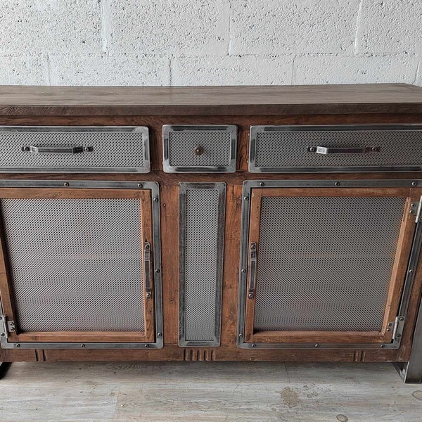 Buffet industriel vintage