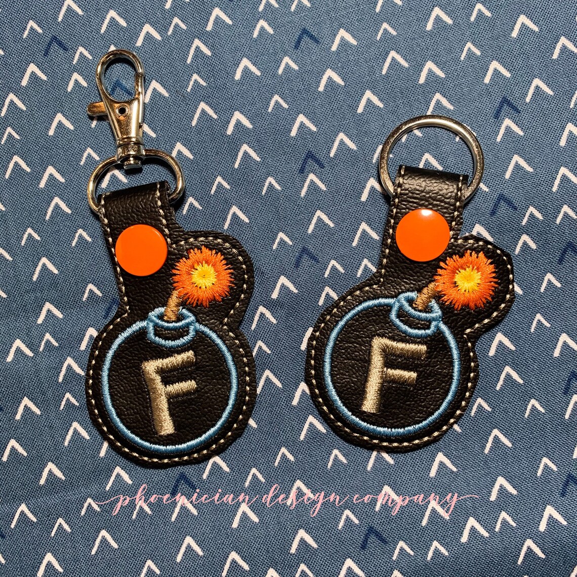 Funny Fbomb Keychain Key Fob Etsy