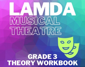 LAMDA PRÜFUNGSTheorie Arbeitsbuch | Musiktheater Grad 3 | Stufe 1 | Theorieführer | LAMDA Wissen Ratgeber | Lambda Untersuchung