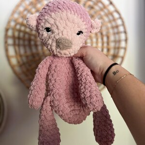 Monkey Crochet Lovey