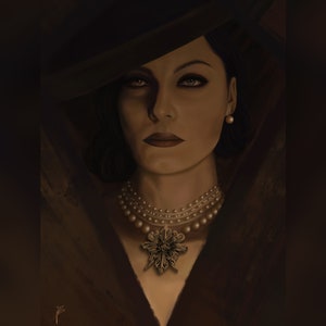 LADY DIMITRESCU | A4 | 13x18cm | Drawing | Resident Evil 8 Village