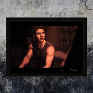 ABBY ANDERSON A3 Drawing the Last of Us Part II Digital Art Print