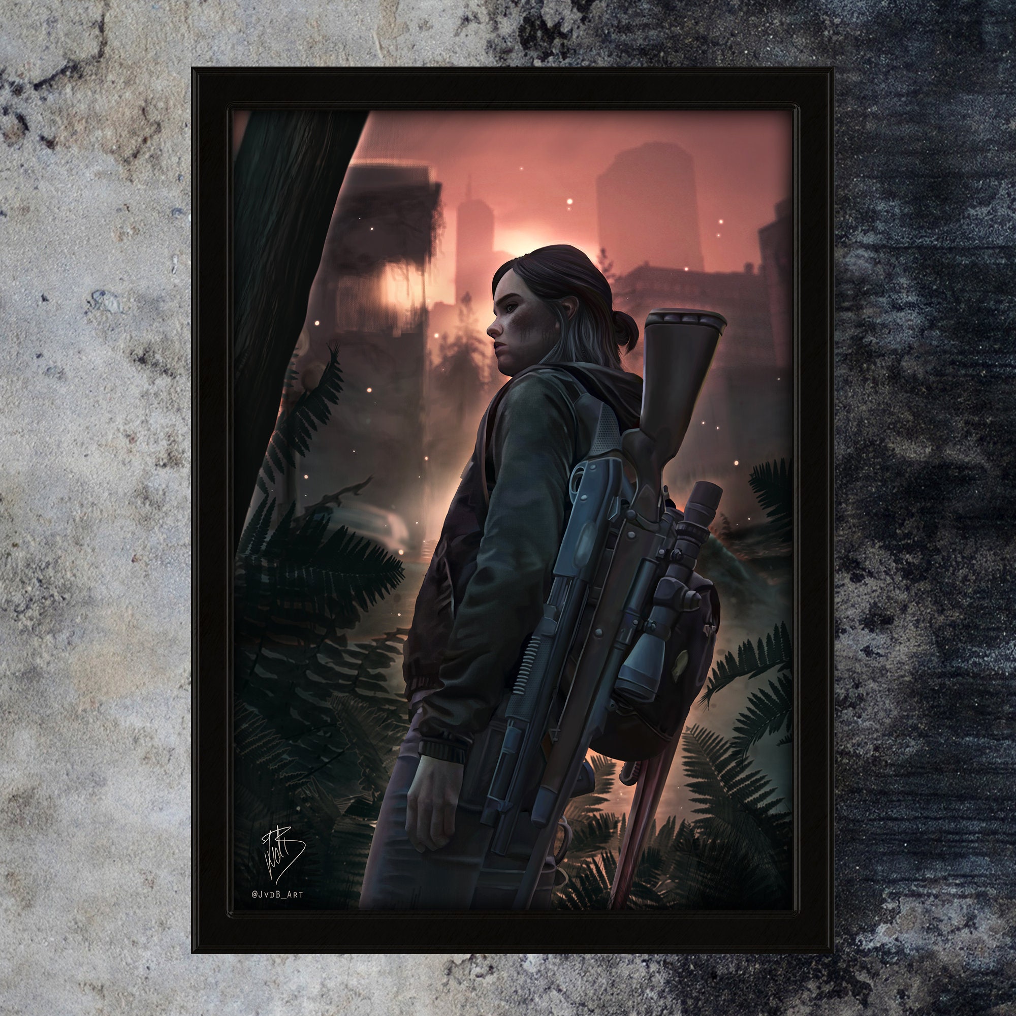 The Last Of Us Ellie's Tattoo Art Board Print for Sale by Kauz