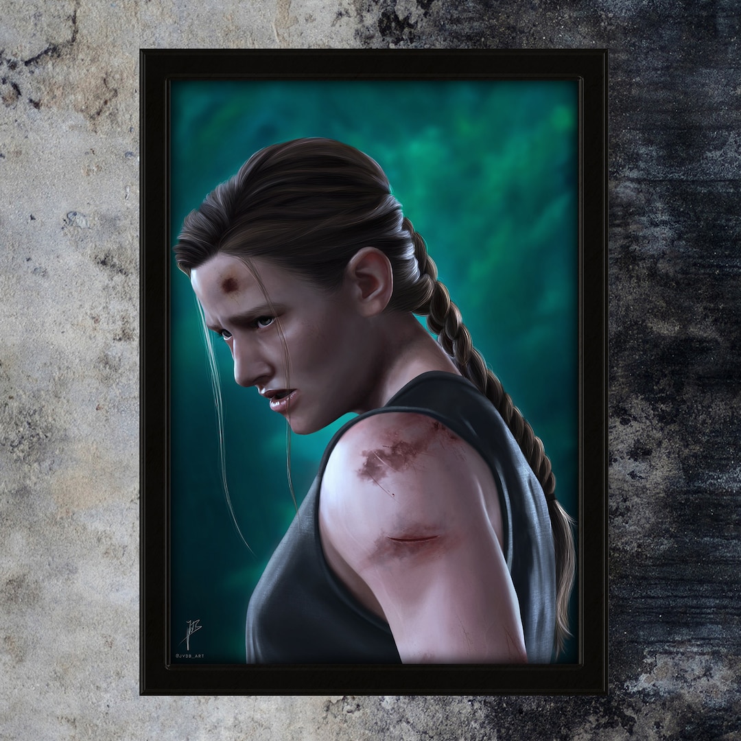 ABBY ANDERSON A3 Drawing the Last of Us Part II Digital Art Print