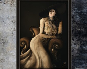 The lady 絵画 il_340x270.4726404421_5ck9.jpg