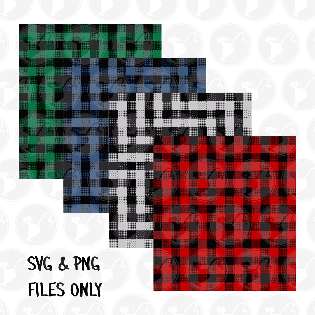 Plaid Patterns SVG & PNG Files Digital Download Only - Etsy
