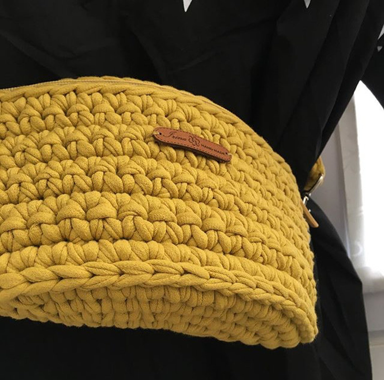 Waist bag crochet crossbody bag Crochet fanny pack Knitted Etsy