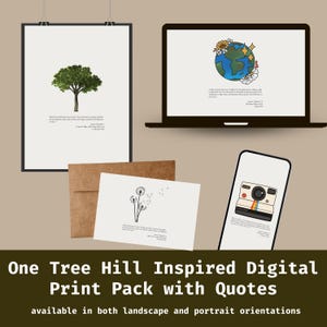 One Tree Hill Season Three Quotes Bundle | 18 Printable Quotes | Desktop, Portrait & Small Poster ZIP Files | Instant Download