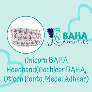 BAHA Accessories UK - Unicorn Headband (Cochlear BAHA, Oticon Ponto & Medel Adhear)