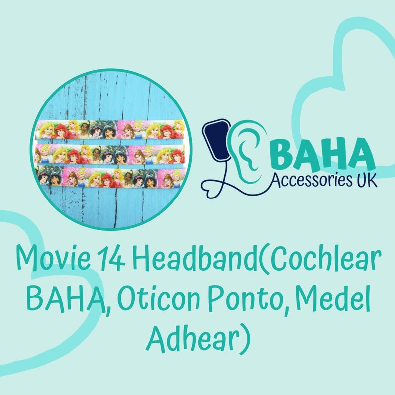 BAHA Accessories UK Movie 14 Headband Cochlear BAHA, Oticon Ponto & Medel Adhear image 1