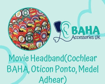 BAHA Accessories UK - Movie Headband (Cochlear BAHA, Oticon Ponto & Medel Adhear)