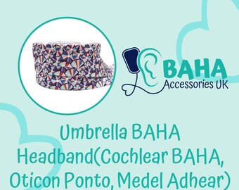 BAHA Accessories UK - Umbrella Headband (Cochlear BAHA, Oticon Ponto & Medel Adhear)