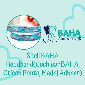 BAHA Accessories UK - Shell Headband (Cochlear BAHA, Oticon Ponto & Medel Adhear)