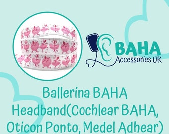 BAHA Accessories UK - Ballerina Headband (Cochlear BAHA, Oticon Ponto & Medel Adhear)