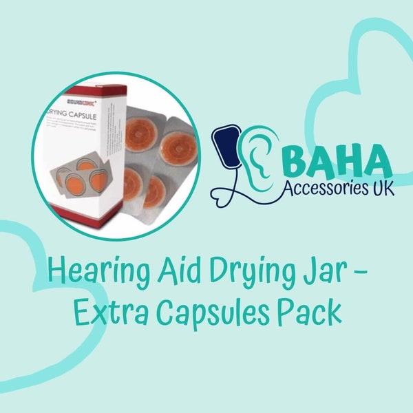 Hearing Aid Drying Jar - Extra Capsule Packs