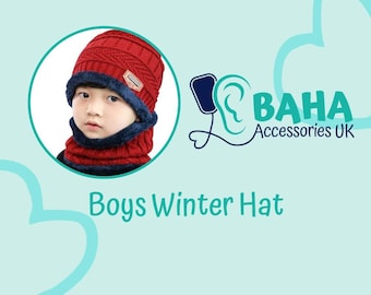 BAHA Accessories UK - Boy's Winter Hats including Neck Warmer