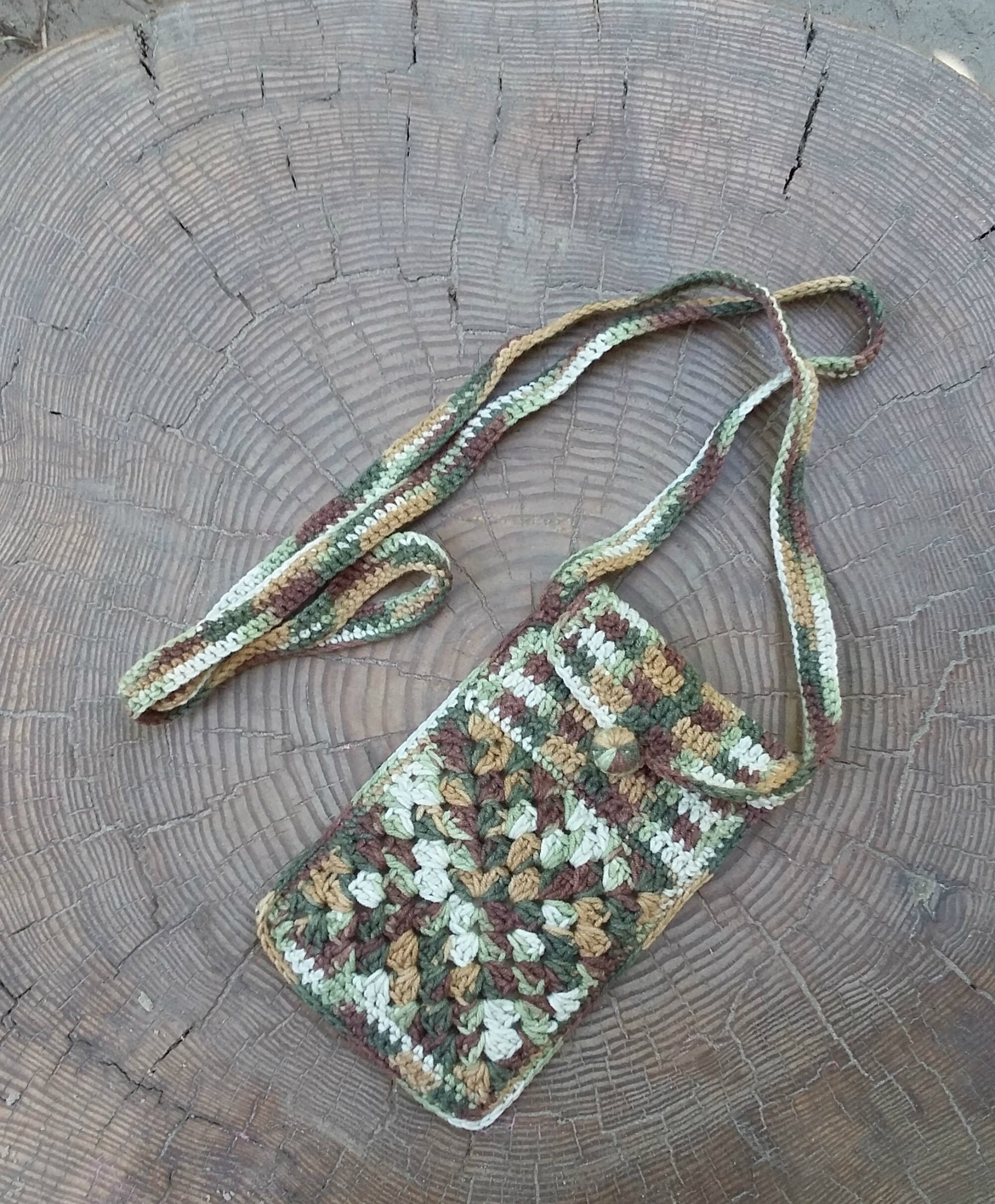 Crochet Mobile Phone Bag Crochet Cell Phone Bag with Etsy