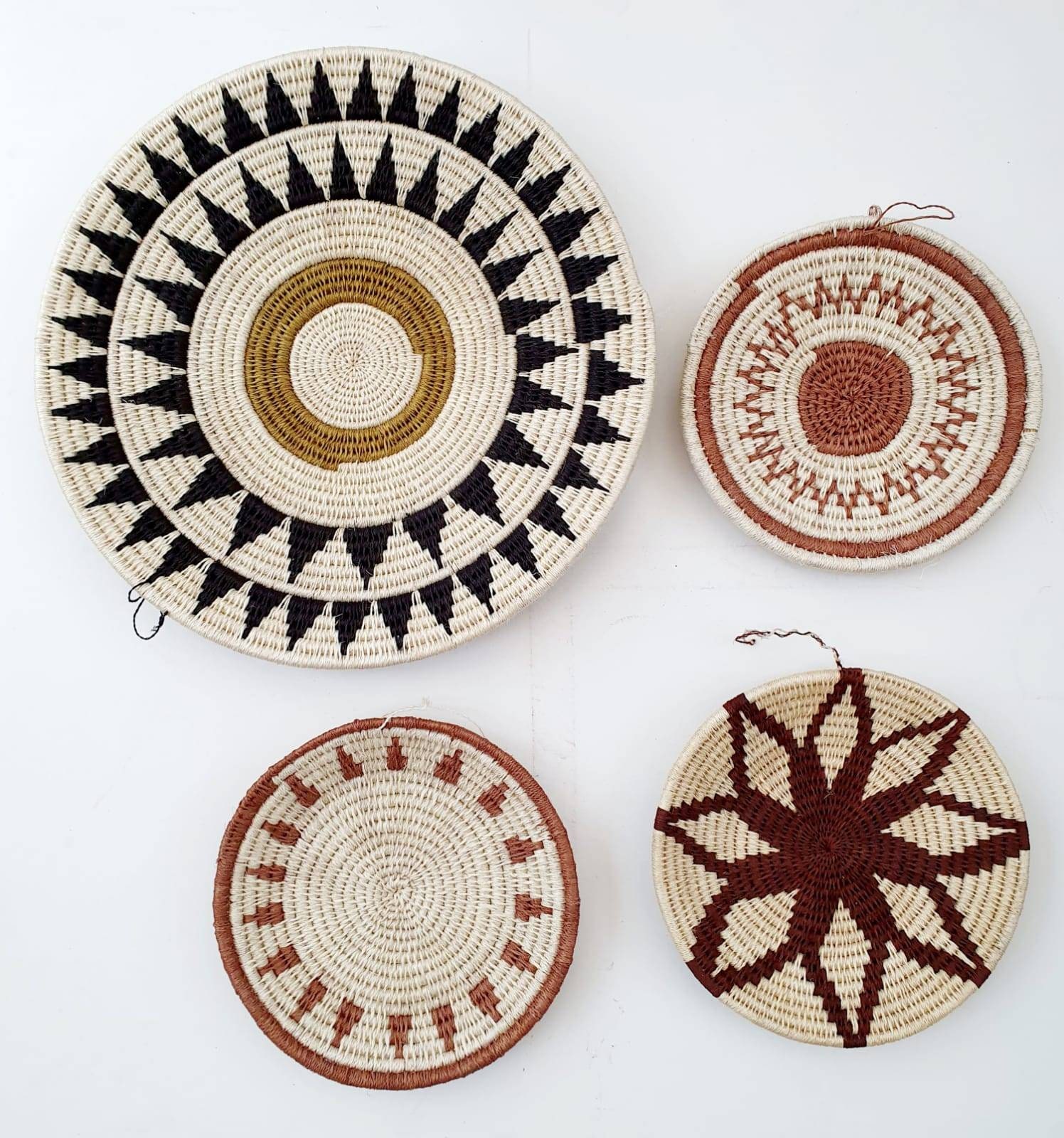 Hand woven sisal basket/african basket/Wall art basket