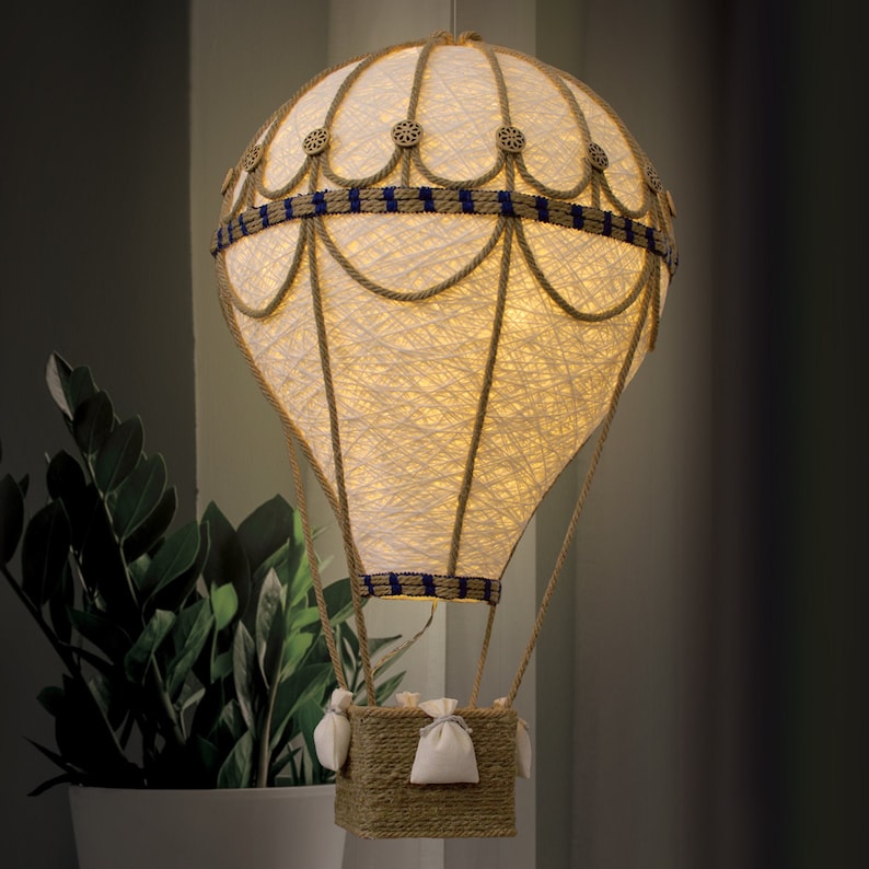 Hot Air Balloon LED Night Light lagoon Aerostat Etsy UK