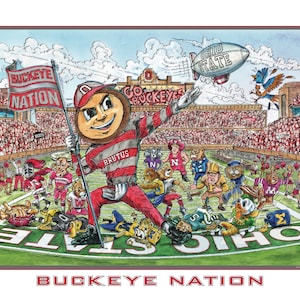 Póster de fútbol exclusivo de Buckeye