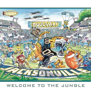 Unique Jaguar Football Poster