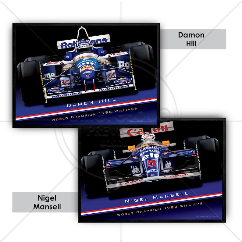 Formula 1 Legends Super Posters F1 Wall Poster Etsy Ireland