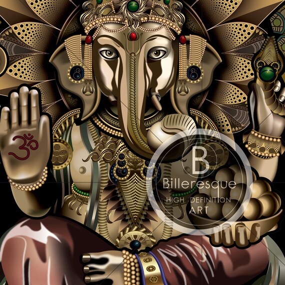 Lord Ganesh Unique Art Print Ganesha Hindi Poster Vinayaka - Etsy Singapore Lord Ganesh Unique Art Print Ganesha Hindi Poster Vinayaka - Etsy Singapore