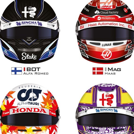 F1 - Tous les casques des pilotes 2021 (en images)