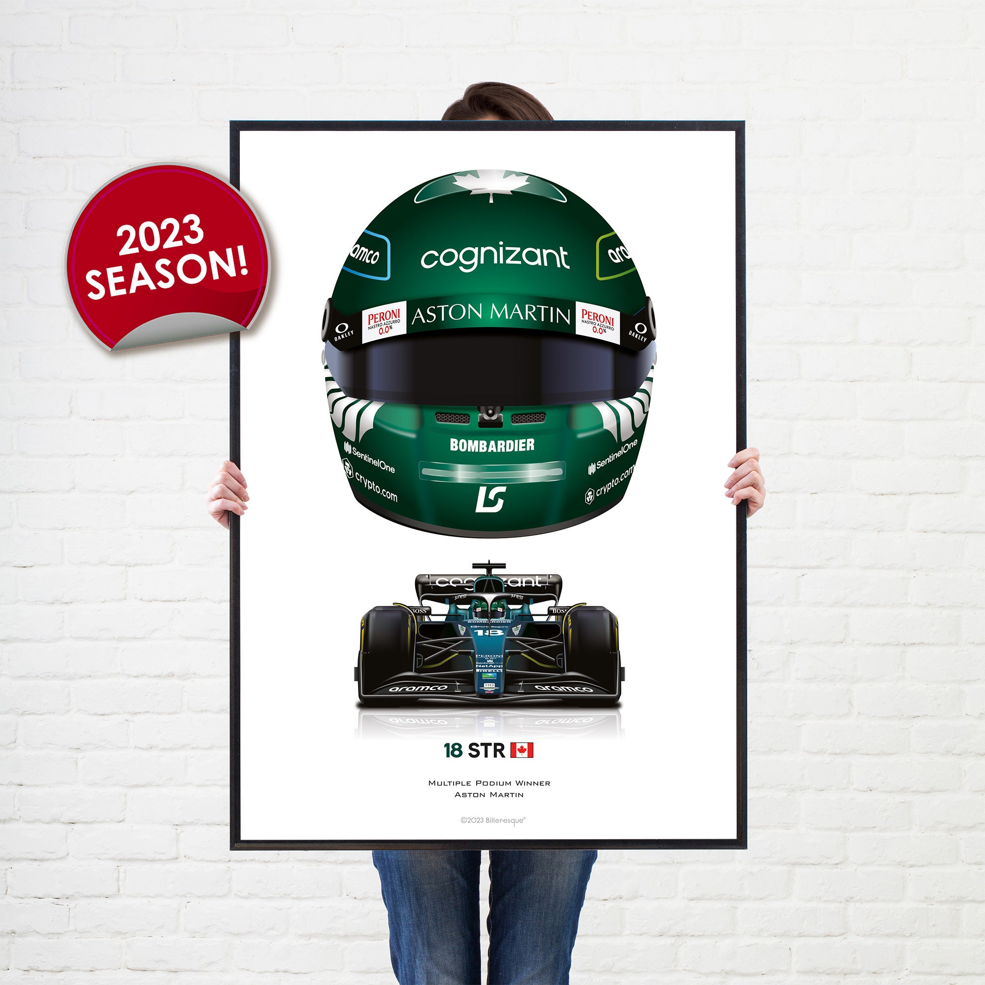 Buy Formula 1 Lance Stroll 2023 Racing Helmet Formula 1 Aston