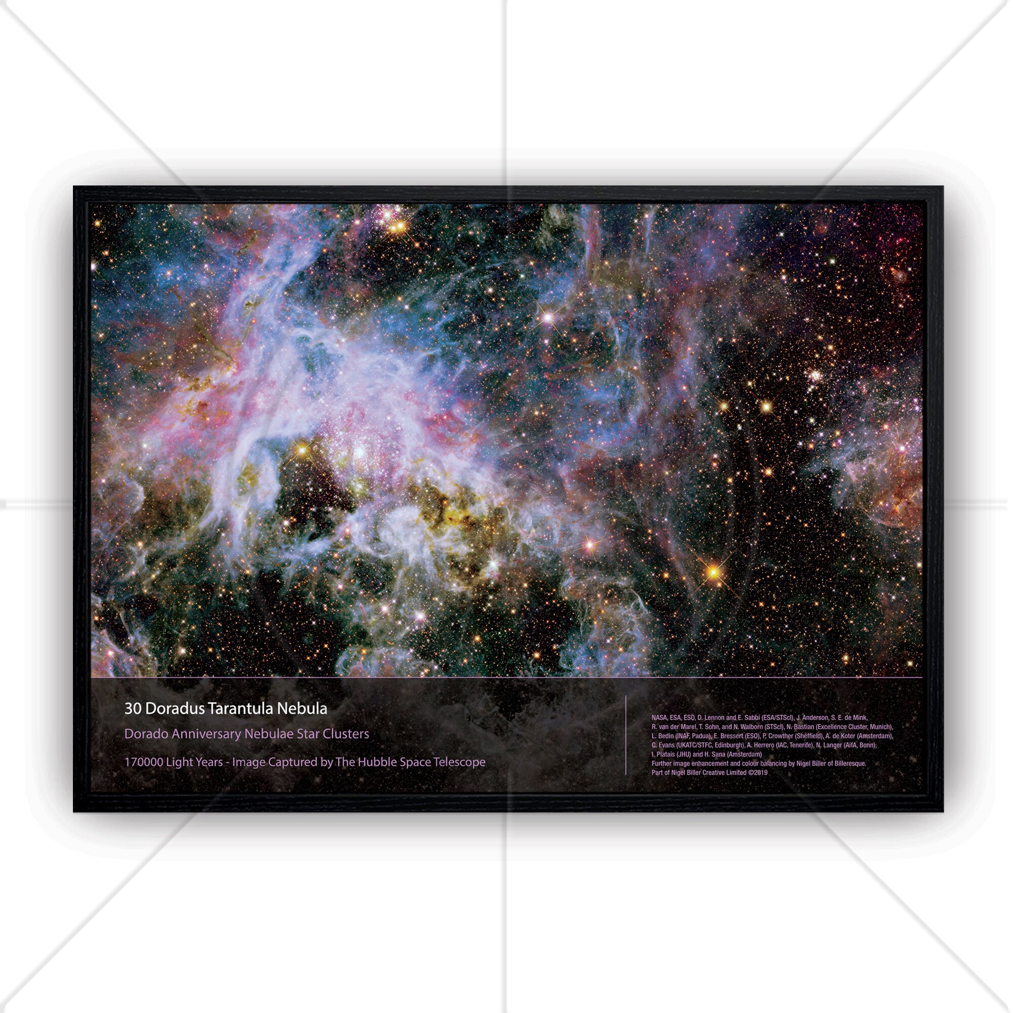 Hubble Telescope Official NASA Prints Space Solar System Wall - Etsy