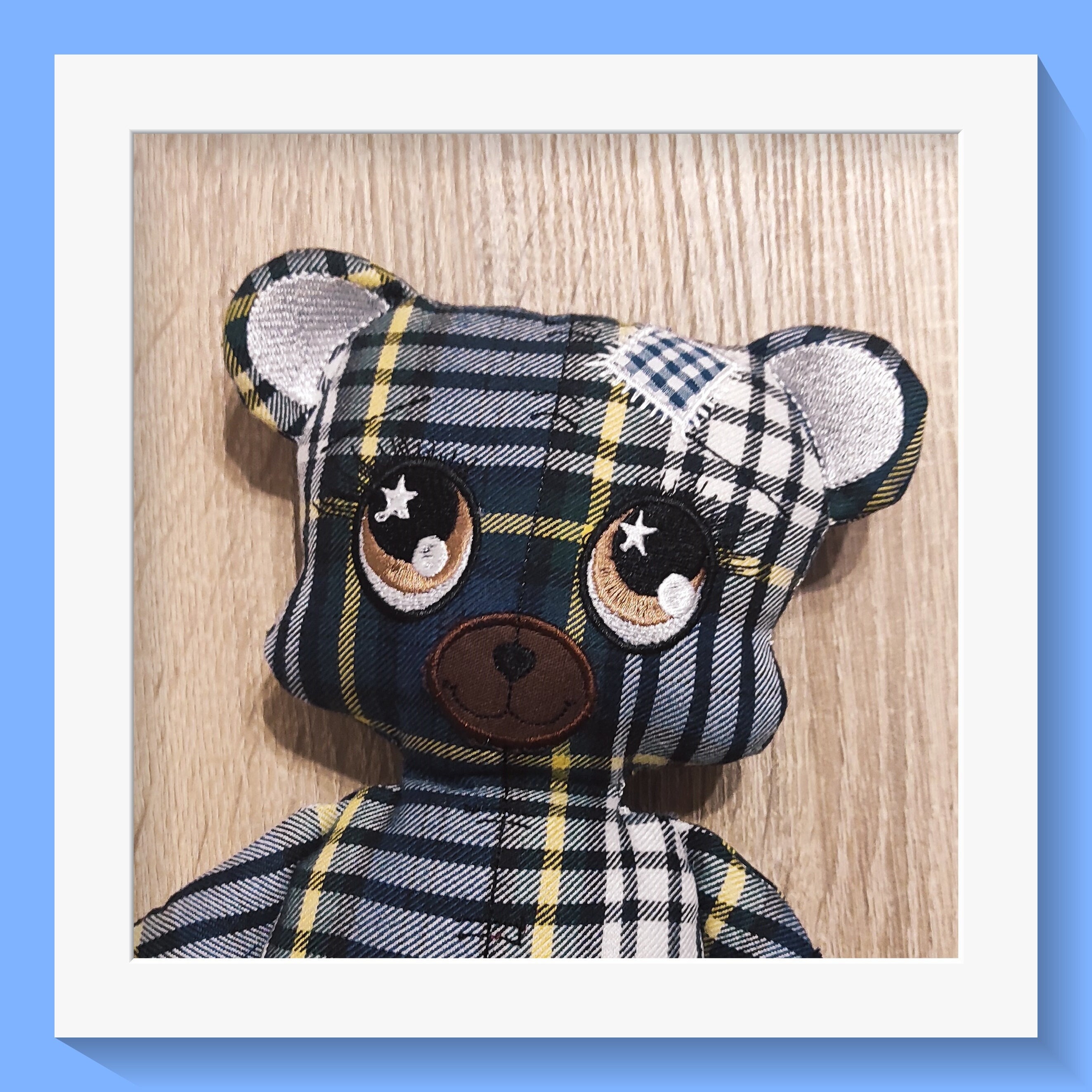 Teddy bear handmade cuddly toy
