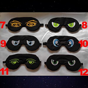 Schlafmaske Big Eyes Unisex Bild 5