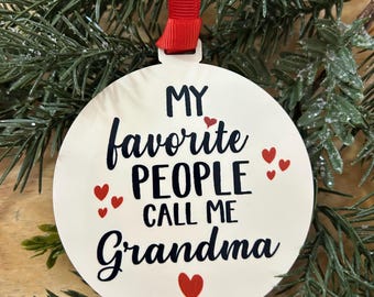 Grandma personalized ornament - or any Grandma name!