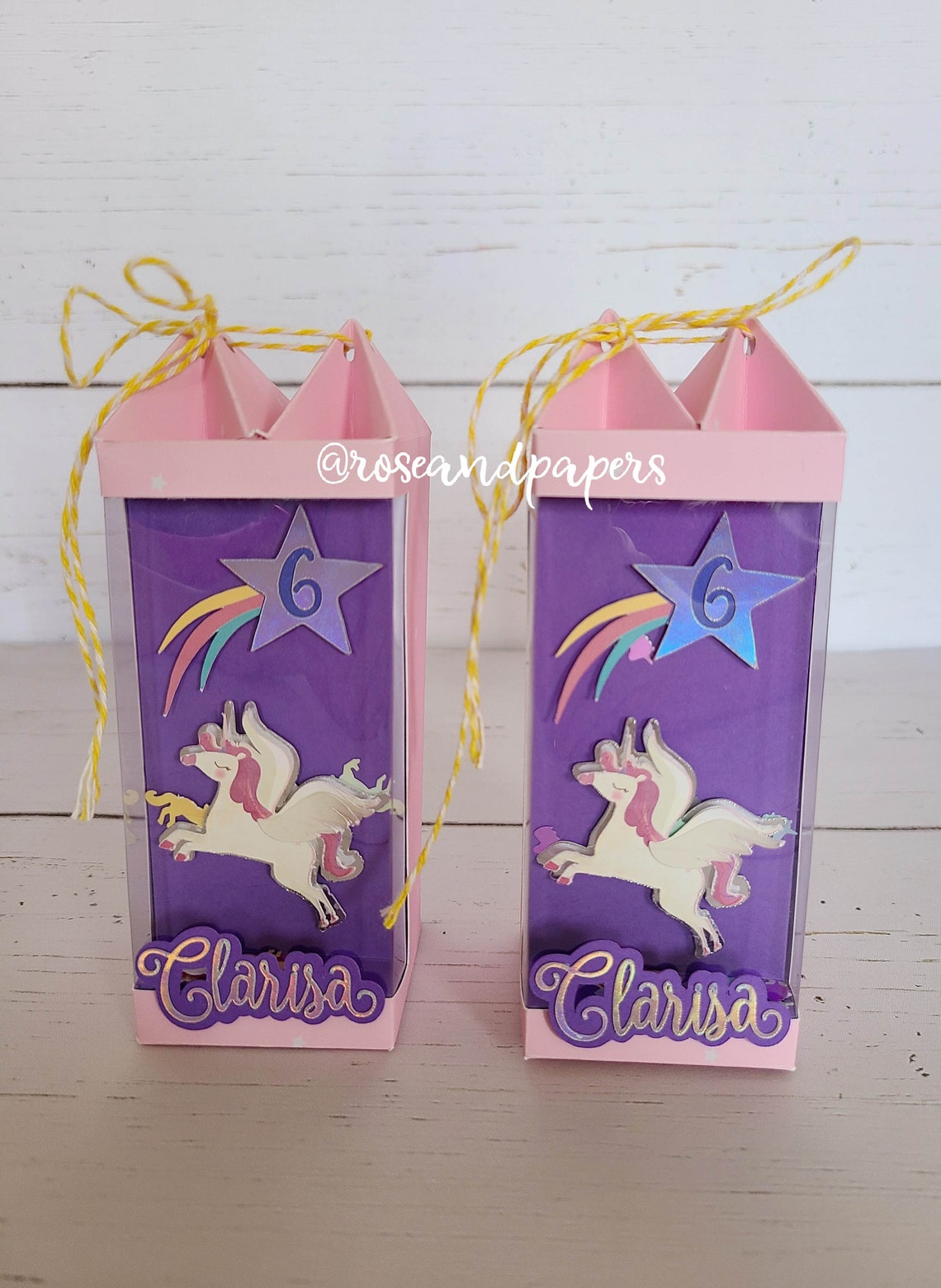 Unicorn Party Favors / Unicorn Birthday / Unicorn Favor Box / Etsy