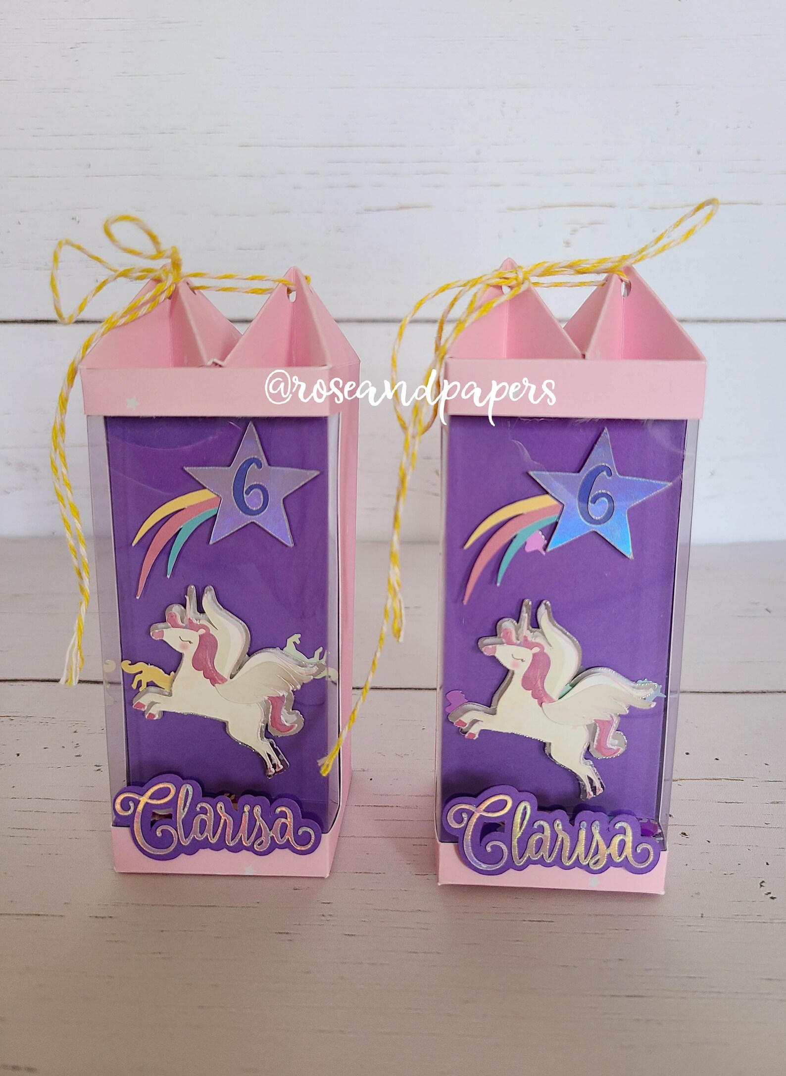 Unicorn Party Favors / Unicorn Birthday / Unicorn Favor Box / Etsy