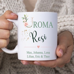 Geschenk Uroma Tasse Kaffeetasse mit Namen personalisiert Ur-Oma Uroma