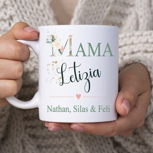 Geschenk Uroma Tasse Kaffeetasse mit Namen personalisiert Ur-Oma Mama