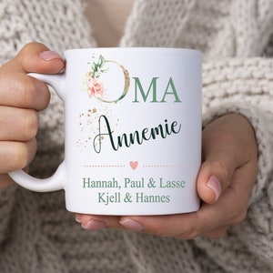 Geschenk Uroma Tasse Kaffeetasse mit Namen personalisiert Ur-Oma Oma
